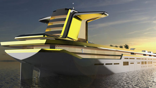 This crazy giant giga-yacht is the size of an oil tanker